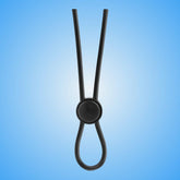 Stay Hard Silicone Loop Cock Ring - Black